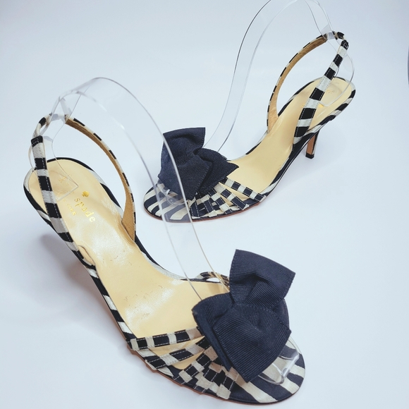 Kate Spade New York Maribeth Sling Back Heel Stipe